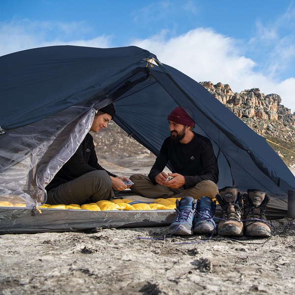 Палатка Naturehike Mongar NH19M002-J 210T (2-х местная, сверхлегкая) Navy Blue