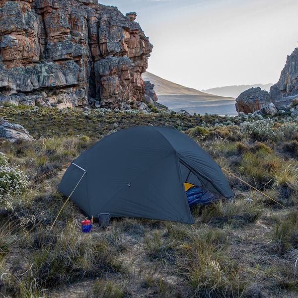 Палатка Naturehike Mongar NH19M002-J 210T (2-х местная, сверхлегкая) Phantom Blue