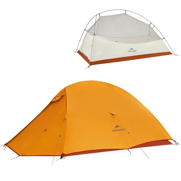 Палатка Naturehike Cloud Up CNK2450WS032 210T (1 местная) оранжевый