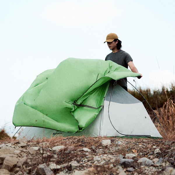 Палатка Naturehike Cloud up Base CNK2450WS032 (2-х местная) зеленый