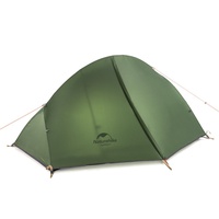 Палатка Naturehike NH18A095-D 20D (+ коврик) зеленый