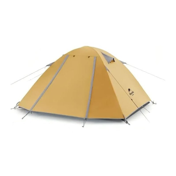 Палатка Naturehike P-Series NH18Z033-P 210T/65D (трехместная) песочный