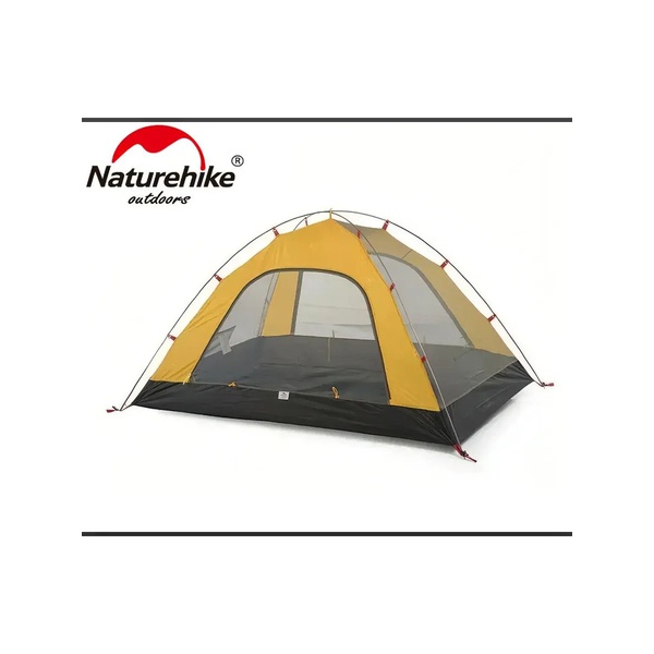 Палатка Naturehike P-Series NH18Z033-P 210T/65D (трехместная) песочный