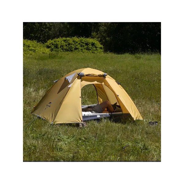 Палатка Naturehike P-Series NH18Z033-P 210T/65D (трехместная) песочный