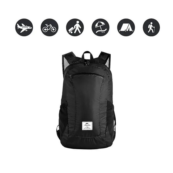 Рюкзак Naturehike NH17A012-B Ultra-Light (18 л) чёрный