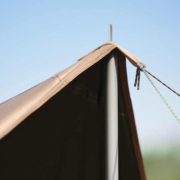 Тент Naturehike Cloud Skies Tarp Lite CNK2350WS015 150D светло-коричневый, 550 x 465 см