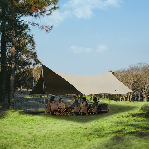 Тент Naturehike Cloud Skies Tarp C2350WS010 150D песочный, 680 × 575 см