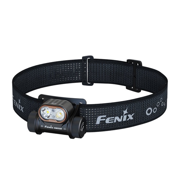 Фонарь налобный Fenix HM55R (1200 лм) чёрный