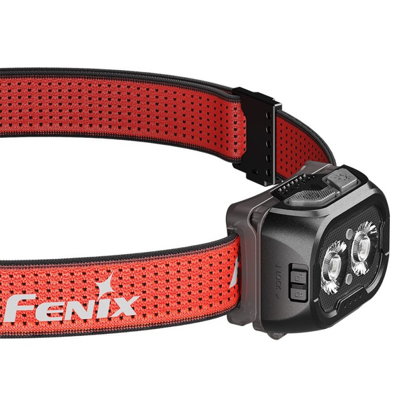 Фонарь налобный Fenix HL18R-T V2.0 (800 лм) черный/красный
