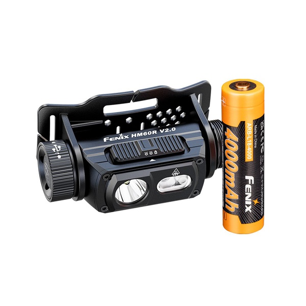 Фонарь налобный Fenix HM60R V2.0 (1600 лм) чёрный