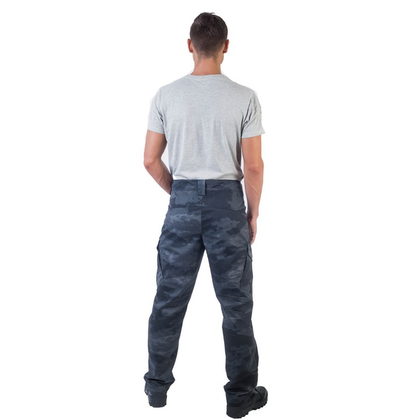 Брюки Тритон Беркут (хлопок, 245г) серо-чёрные