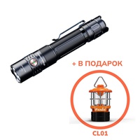 Фонарь Fenix тактический PD35R ACE + CL01 черный/оранжевый