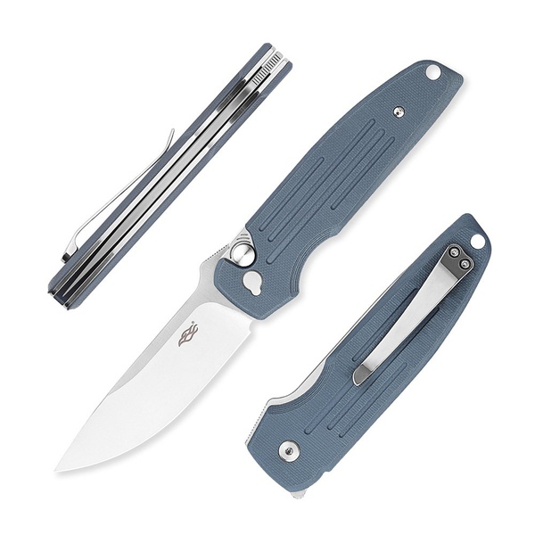 Нож складной Firebird FH926 серый, рукоять - G10