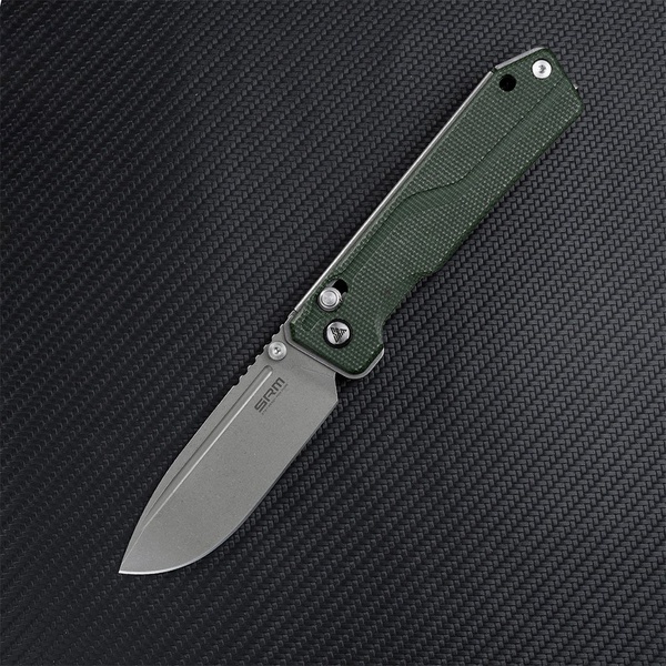 Нож складной SRM Rubik 7228B серо-зеленый