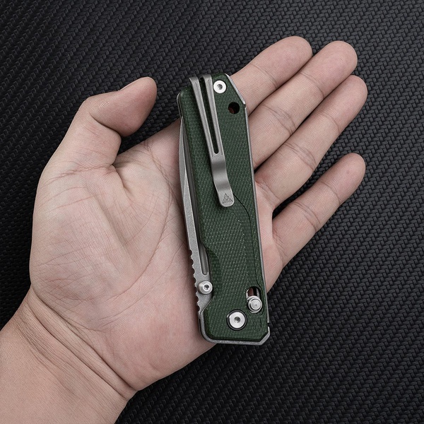 Нож складной SRM Rubik 7228B серо-зеленый