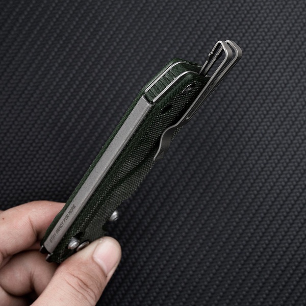 Нож складной SRM Rubik 7228B серо-зеленый