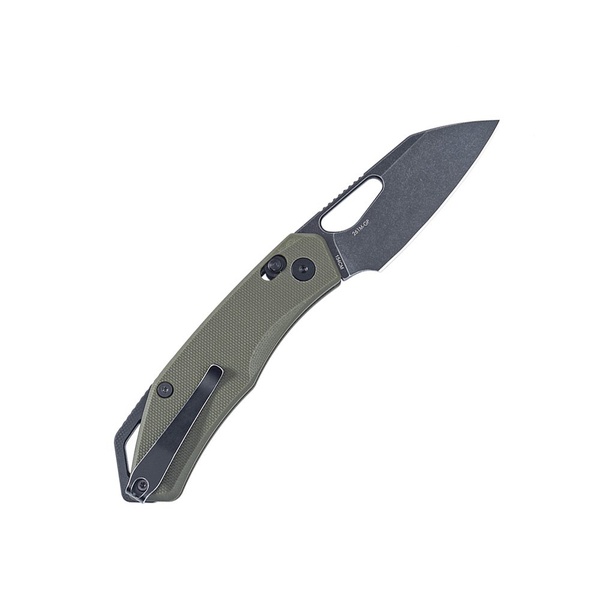 Нож складной SRM Cub 261M серо-зеленый, покрытие — черное PVD