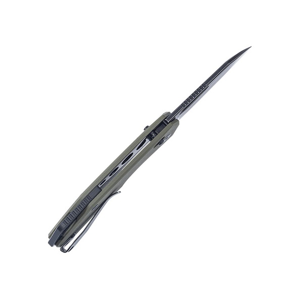 Нож складной SRM Cub 261M серо-зеленый, покрытие — черное PVD