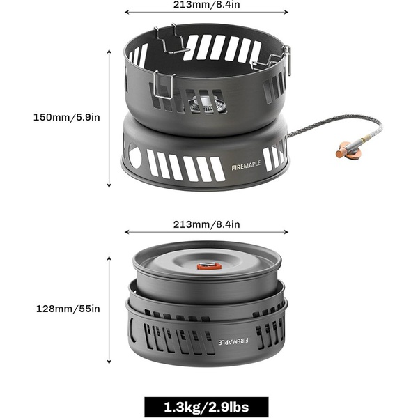 Набор посуды Fire-Maple Cooking Kit W/gas