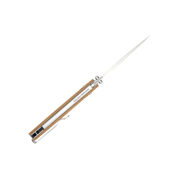 Нож складной SRM Terrier 258L песочный, покрытие — пескоструйная обработка