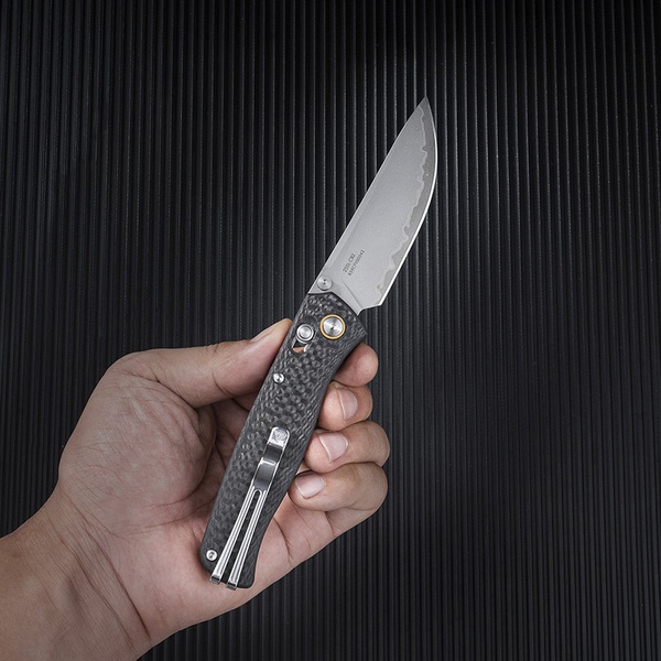 Нож складной SRM Medal 255L чёрный, покрытие — пескоструйная обработка