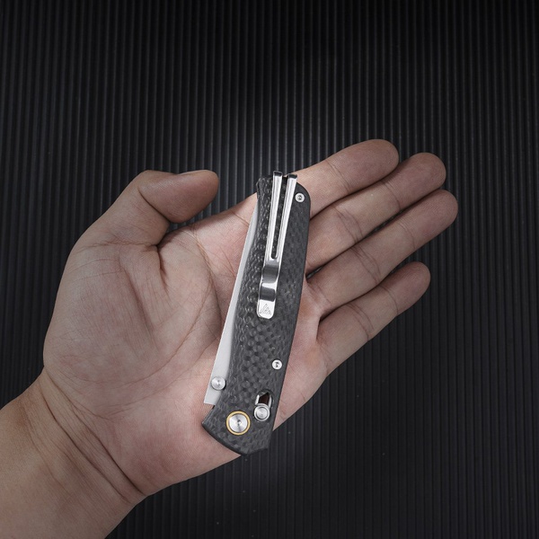 Нож складной SRM Medal 255L чёрный, покрытие — пескоструйная обработка