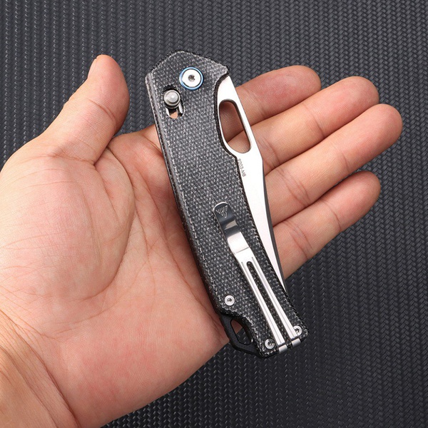 Нож складной SRM Retreiver 9203 чёрный, покрытие — сатинирование