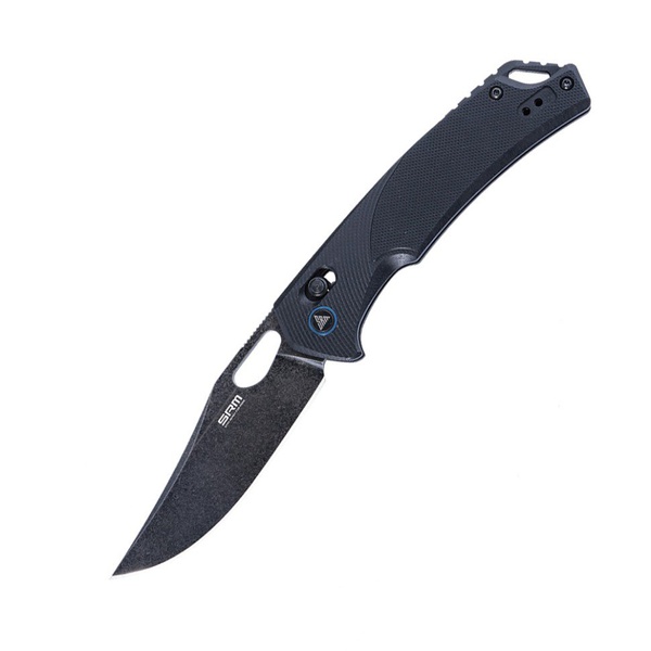 Нож складной SRM Retreiver 9201 чёрный, покрытие — blackwash