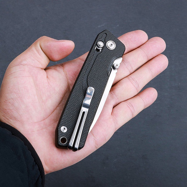 Нож складной SRM Rubik 7228L чёрный, покрытие — сатинированное