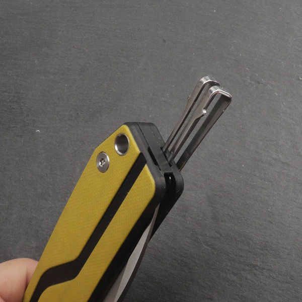 Нож складной SRM Rubik 7228L желтый, покрытие — сатинированное