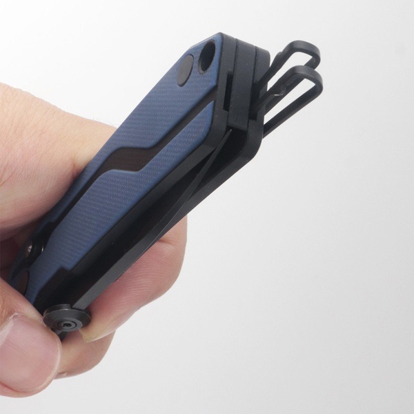 Нож складной SRM Rubik 7228 синий, покрытие — черное