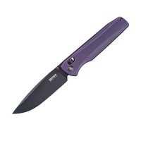 Нож складной SRM Terrier 258L фиолетовый, покрытие — черное титановое