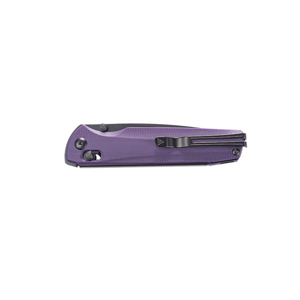 Нож складной SRM Terrier 258L фиолетовый, покрытие — черное титановое