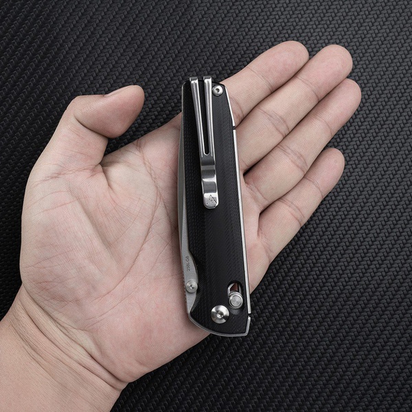 Нож складной SRM Terrier 258L чёрный, покрытие — сатинированное