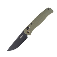 Нож складной SRM Medal 255L зеленый, покрытие — черный PVD