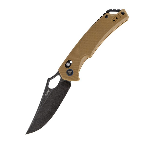 Нож складной SRM Retreiver 9202 коричневый, покрытие — blackwash