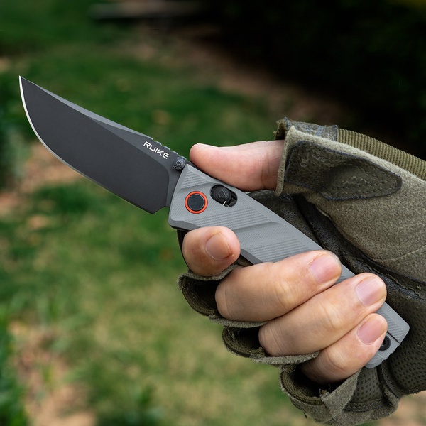 Нож складной Ruike P856 серый