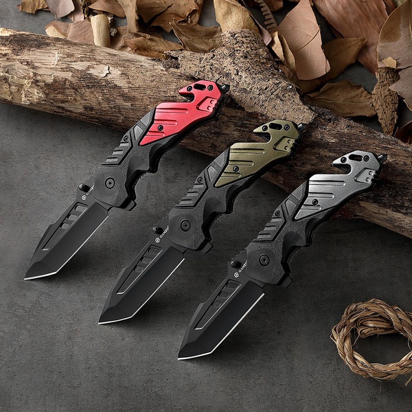 Нож складной Ganzo G629 черный/красный