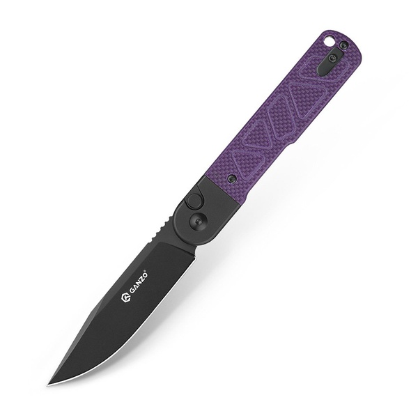 Нож Ganzo G767PT (сталь 9CR14 PVD) фиолетовый