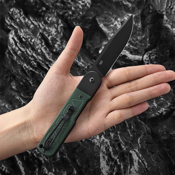 Нож Ganzo G767PT (сталь 9CR14 PVD) зеленый