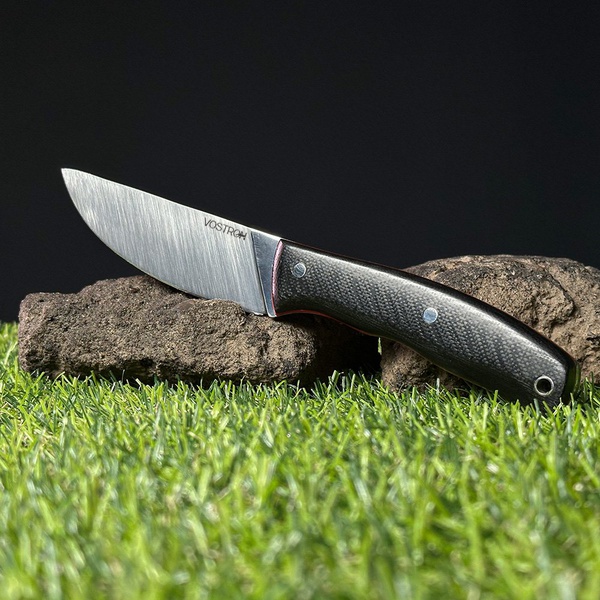 Нож складной Vostron Onega (с ножнами) чёрный, сталь VG10