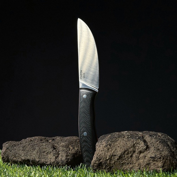 Нож складной Vostron Onega (с ножнами) чёрный, сталь VG10