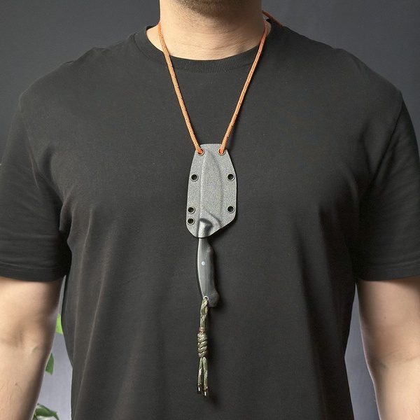 Нож складной Vostron Pika (с ножнами) чёрный, сталь х12мф