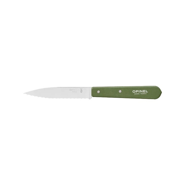 Нож столовый Opinel №113 (блистер) темно-зеленый