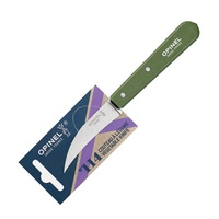 Нож для чистки овощей Opinel №114 (блистер) темно-зеленый
