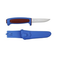 Нож Morakniv Basic 546 (лимитированный 2025) синий / красная вставка