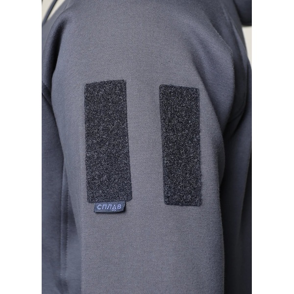 Толстовка тактическая Сплав Морион серый
