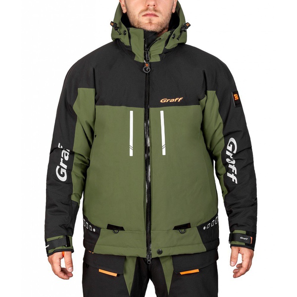 Костюм Graff 215-О-В-7/1 (поплавок -15) чёрно-оливковый