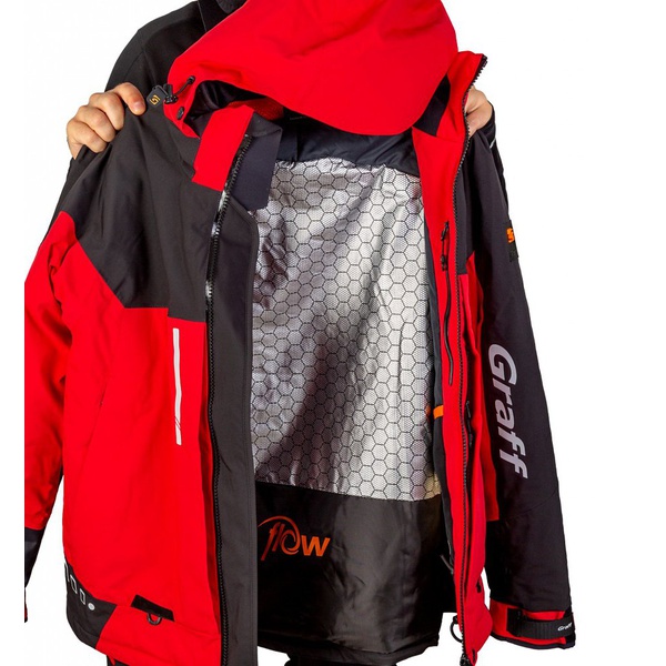 Костюм Graff 215-О-В-4 (поплавок -15) чёрно-красный