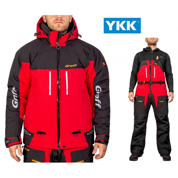 Костюм Graff 215-О-В-4 (поплавок -15) чёрно-красный